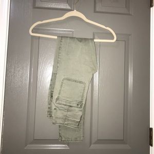 Green Abercrombie jeans